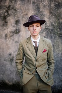 Street style at Pitti Uomo 107 in Florence, Italy, 2025.