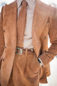 Street style at Pitti Uomo 107 in Florence, Italy, 2025.