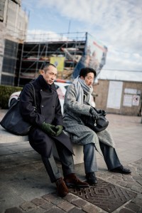 Street style at Pitti Uomo 107 in Florence, Italy, 2025.
