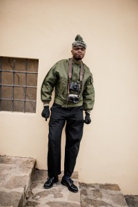 Street style at Pitti Uomo 107 in Florence, Italy, 2025.