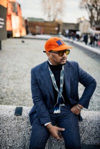 Street style at Pitti Uomo 107 in Florence, Italy, 2025.