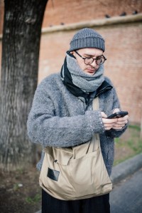 Street style at Pitti Uomo 107 in Florence, Italy, 2025.