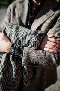 Street style at Pitti Uomo 107 in Florence, Italy, 2025.