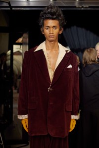 Backstage at Willy Chavarria Fall 2025 Ready-to-Wear Collection