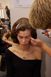 Backstage at Willy Chavarria Fall 2025 Ready-to-Wear Collection
