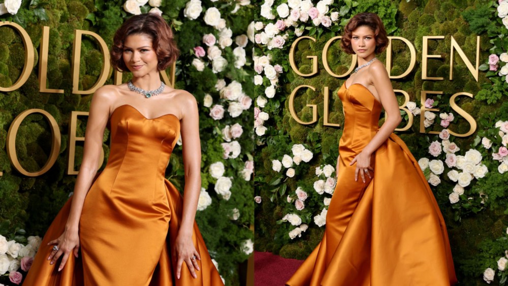 Zendaya attends the 82nd Annual Golden Globe Awards at The Beverly Hilton on Jan. 05 in Beverly Hills, Calif.