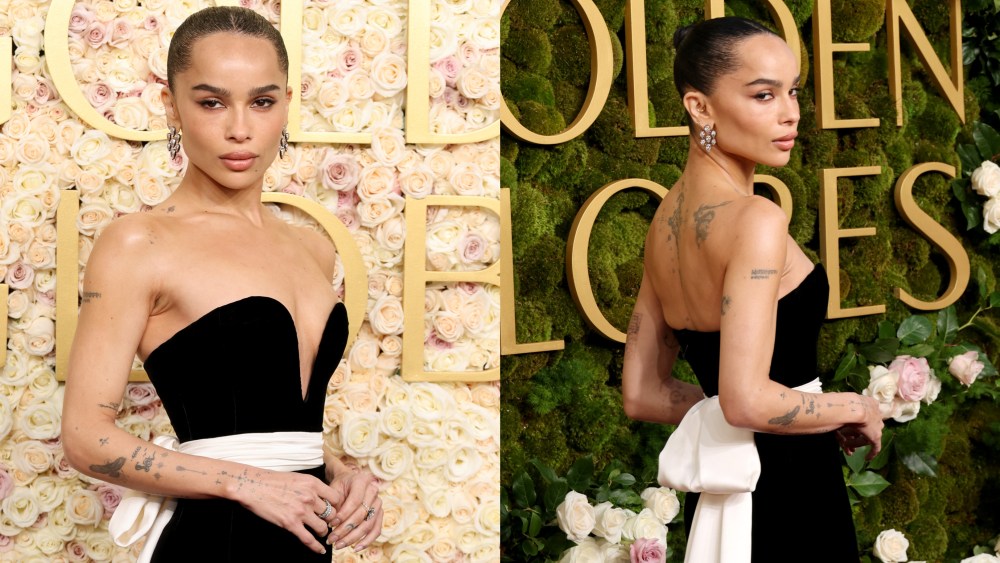 Zoë Kravitz attends the 82nd annual Golden Globe Awards.