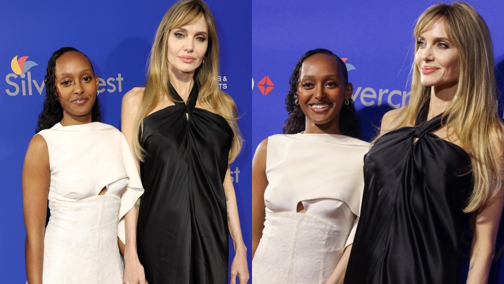 Zahara Marley Jolie and Angelina Jolie at the 36th Annual Palm Springs International Film Awards.