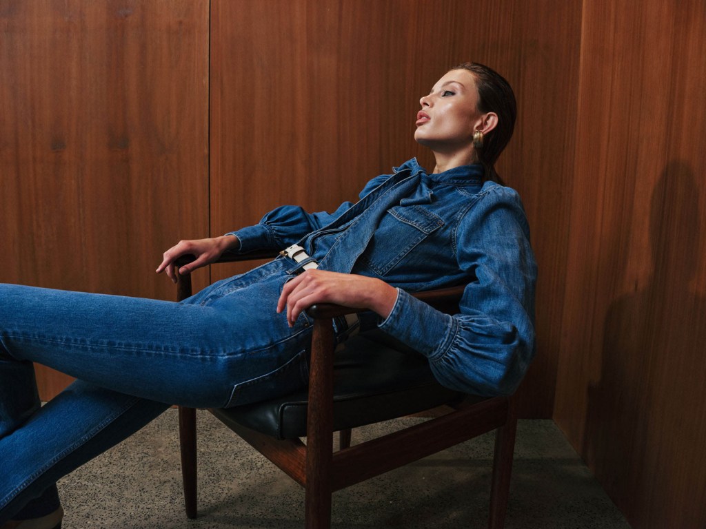 Rebecca Vallance's denim collection.