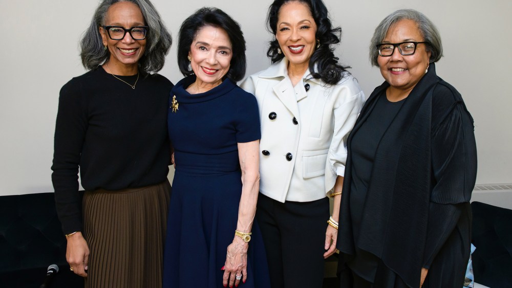 From left, Robin Givhan, Dr. Joyce Brown, Debra Martin Chase and Julieanna Richardson.