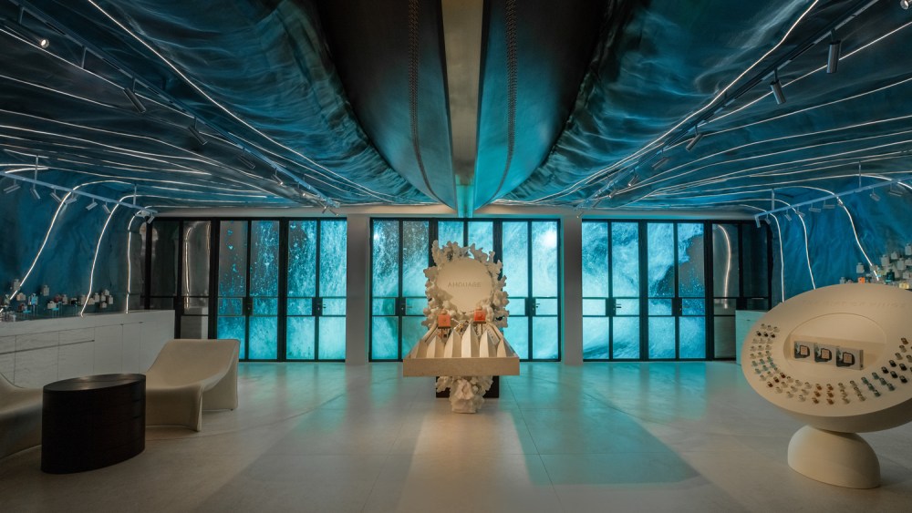 Amouage's freestanding boutique in Shanghai.