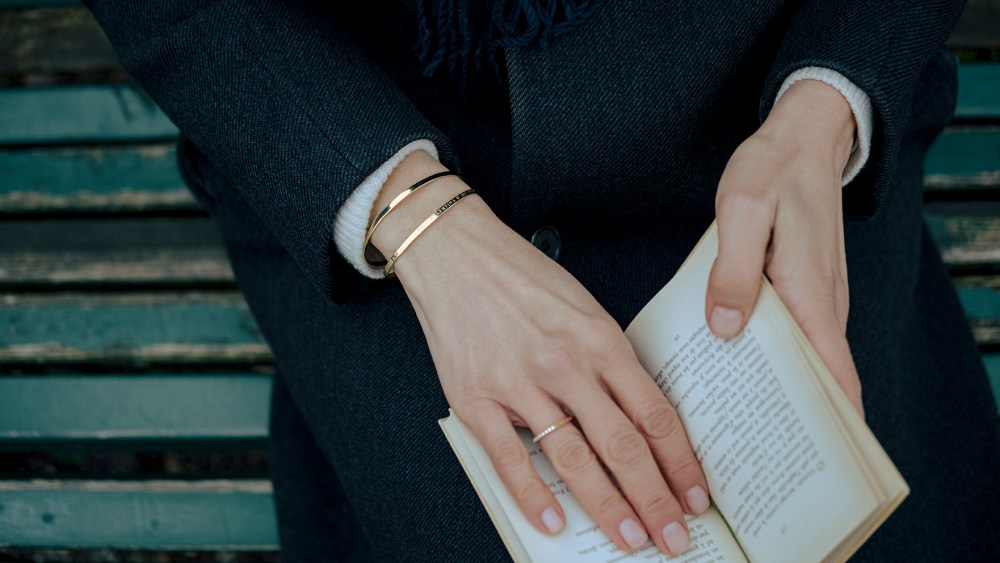 Atelier VM's Tota Pulchra bangles.