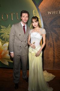 Patrick Schwarzenegger, Lisa at "The White Lotus" Season 3 Los Angeles Premiere held at Paramount Studios on February 10, 2025 in Los Angeles, California.
