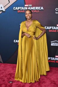 Sasheer Zamata at Marvel Studios’ “Captain America: Brave New World” Premiere held at El Capitan Theatre on February 11, 2025 in Los Angeles, California.