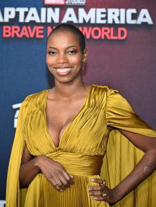 Sasheer Zamata at Marvel Studios’ “Captain America: Brave New World” Premiere held at El Capitan Theatre on February 11, 2025 in Los Angeles, California.