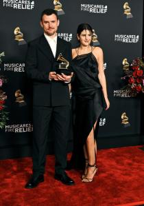Brent David Freaney, Imogene Strauss at the 67th GRAMMY Awards held at the Crypto.com Arena on February 2, 2025 in Los Angeles, California.