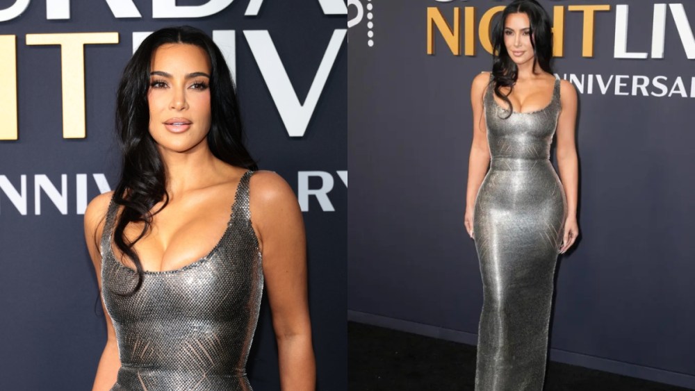 Kim Kardashian at SNL50: The Anniversary Special at 30 Rockefeller Plaza on February 16, 2025 in New York, New York.