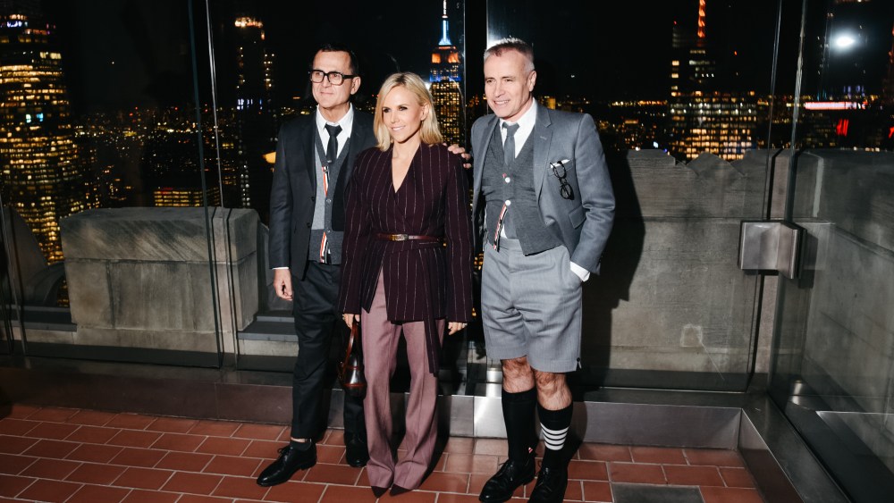 Steven Kolb, Tory Burch and Thom Browne