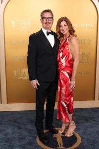 Chris O'Hara at the 31st Screen Actors Guild Awards held at Shrine Auditorium and Expo Hall on February 23, 2025 in Los Angeles, California.