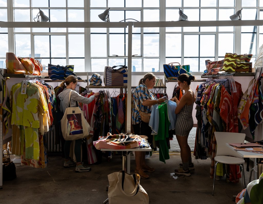 The scene at Designers & Agents.