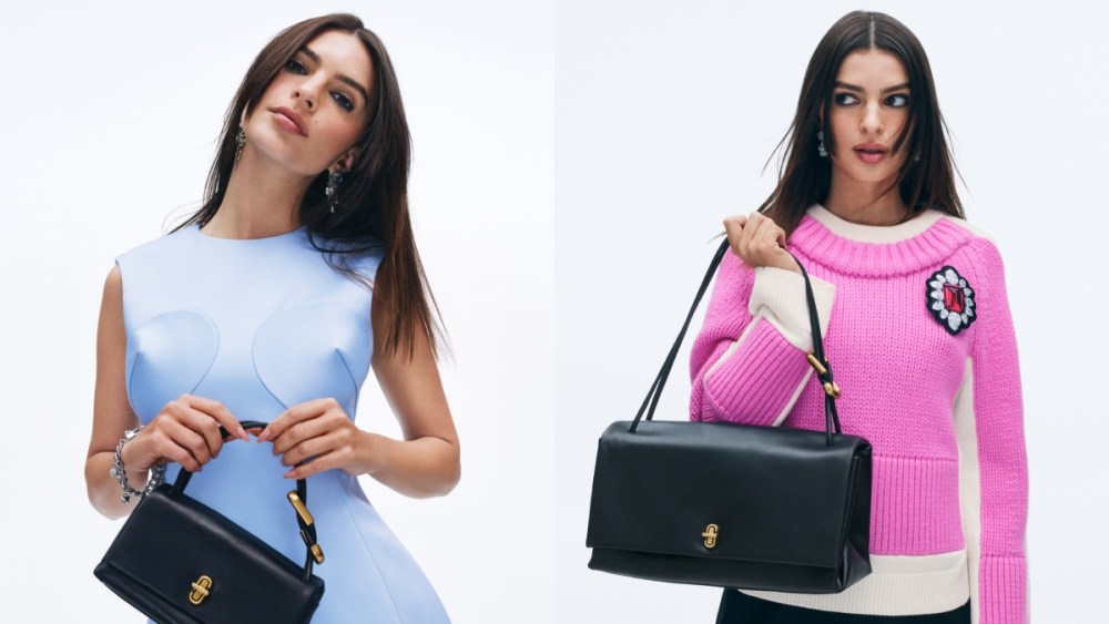Emily Ratajkowski for Marc Jacobs, Dual handbag, campaign
