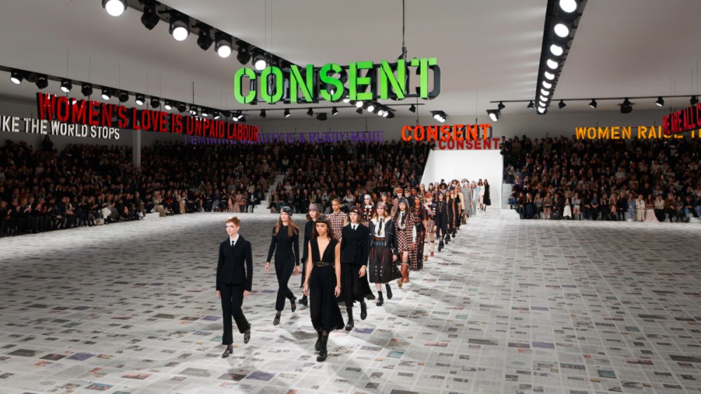 The finale of Dior's fall 2020 show
