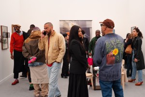 Frieze Los Angeles 2025 opened to VIPs on Thursday, February 20, drawing major collectors, curators, and Hollywood stars. / Bethany Mollenkof for WWD