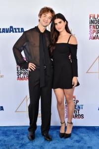 Daniel Seavey, Katia Castellano at 2025 Film Independent Spirit Awards - Arrivals on February 22, 2025 in Santa Monica, California.