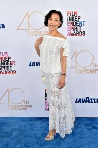 Joan Chen at 2025 Film Independent Spirit Awards - Arrivals on February 22, 2025 in Santa Monica, California.
