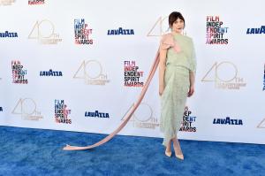 Elizabeth Olsen at 2025 Film Independent Spirit Awards - Arrivals on February 22, 2025 in Santa Monica, California.