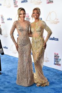 Sarah Talabi, Leah Talabi at 2025 Film Independent Spirit Awards - Arrivals on February 22, 2025 in Santa Monica, California.