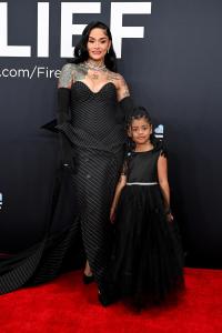 Kehlani, Adeya Nomi Parrish at the 67th GRAMMY Awards held at the Crypto.com Arena on February 2, 2025 in Los Angeles, California.