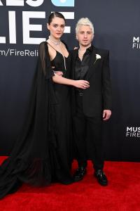 Charlotte Lawrence, Andrew Watt at the 67th GRAMMY Awards held at the Crypto.com Arena on February 2, 2025 in Los Angeles, California.