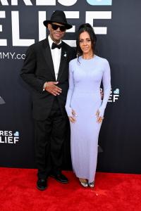 Jimmy Jam, Lisa Harris at the 67th GRAMMY Awards held at the Crypto.com Arena on February 2, 2025 in Los Angeles, California.