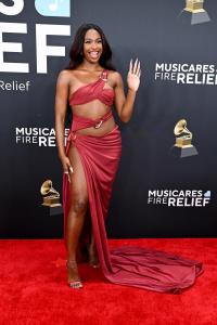 Coco Jones at the 67th GRAMMY Awards held at the Crypto.com Arena on February 2, 2025 in Los Angeles, California.