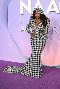 Kendra G at the 56th NAACP Image Awards held at the Pasadena Civic Auditorium on February 22, 2025 in Los Angeles, California.