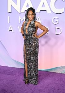 Tichina Arnold at the 56th NAACP Image Awards held at the Pasadena Civic Auditorium on February 22, 2025 in Los Angeles, California.