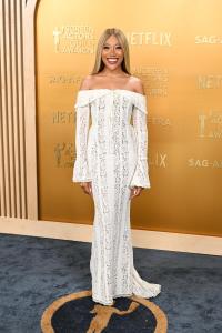 Lauren-Ashley Beck at the 31st Screen Actors Guild Awards held at Shrine Auditorium and Expo Hall on February 23, 2025 in Los Angeles, California.