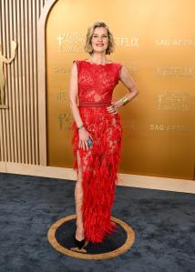 Joanna Bobin at the 31st Screen Actors Guild Awards held at Shrine Auditorium and Expo Hall on February 23, 2025 in Los Angeles, California.
