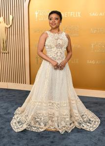 Quinta Brunson at the 31st Screen Actors Guild Awards held at Shrine Auditorium and Expo Hall on February 23, 2025 in Los Angeles, California.