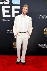 Davis Burleson at the 67th GRAMMY Awards held at the Crypto.com Arena on February 2, 2025 in Los Angeles, California.