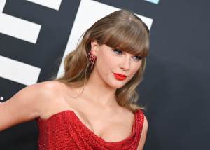Taylor Swift at the 67th GRAMMY Awards held at the Crypto.com Arena on February 2, 2025 in Los Angeles, California. (Photo by Gilbert Flores/Billboard via Getty Images)