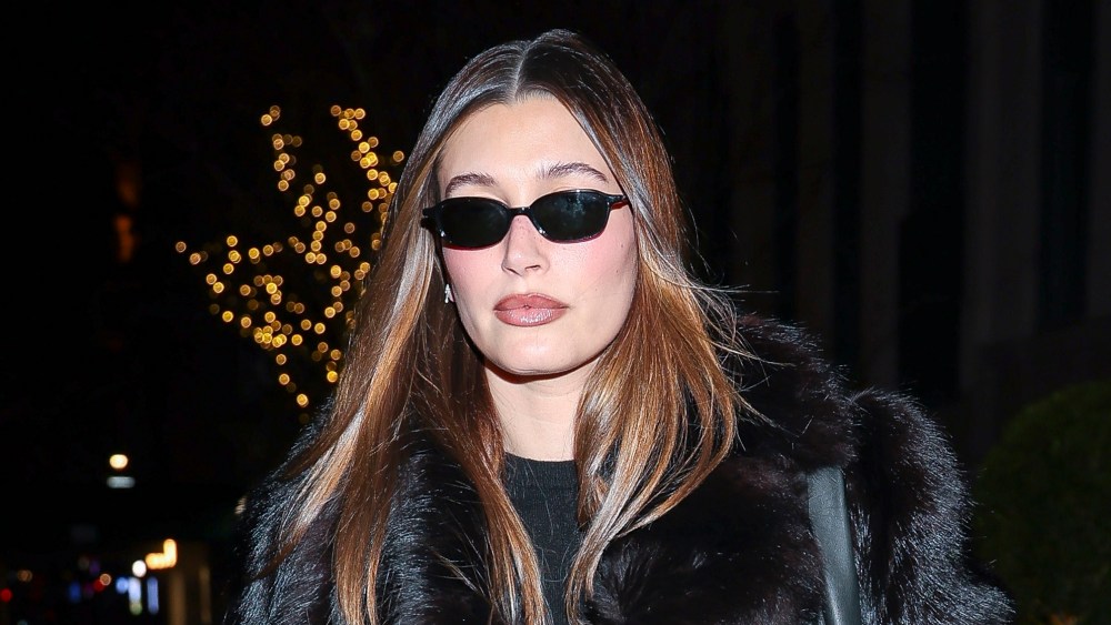 Hailey Bieber is seen on the Upper East Side on January 31, 2025 in New York City.