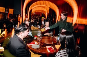 The scene at the Hennessy's Lunar New Year.