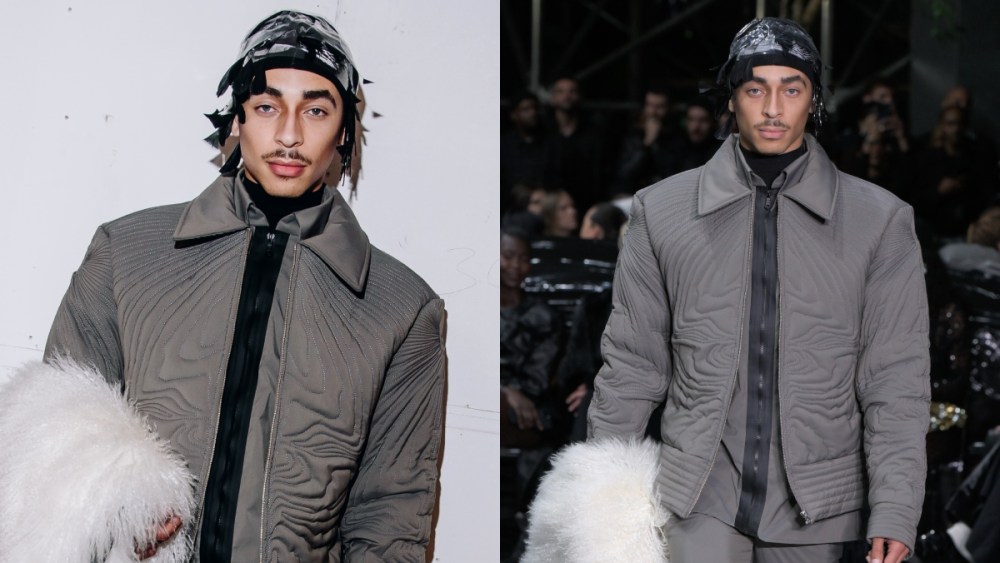 Julez Smith Jr. at Luar's fall 2025 fashion show on Feb. 10 in New York, nyfw, runway, Beyoncé, Solange
