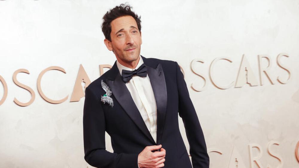 Adrien Brody at the 97th Oscars held at the Dolby Theatre on March 2, 2025 in Hollywood, California.