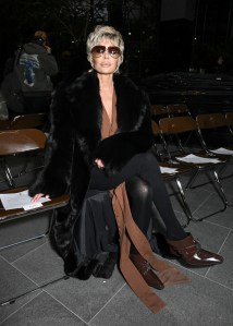 Lisa Rinna at the Luar Fall 2025 Ready-to-Wear show