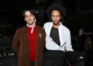 Vidar Logi, Miles Greenberg at the Luar Fall 2025 Ready-to-Wear show