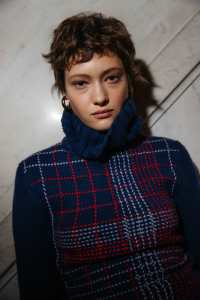 Backstage at Prabal Gurung Fall 2025 ready-to-wear collection at New York Fashion Week.