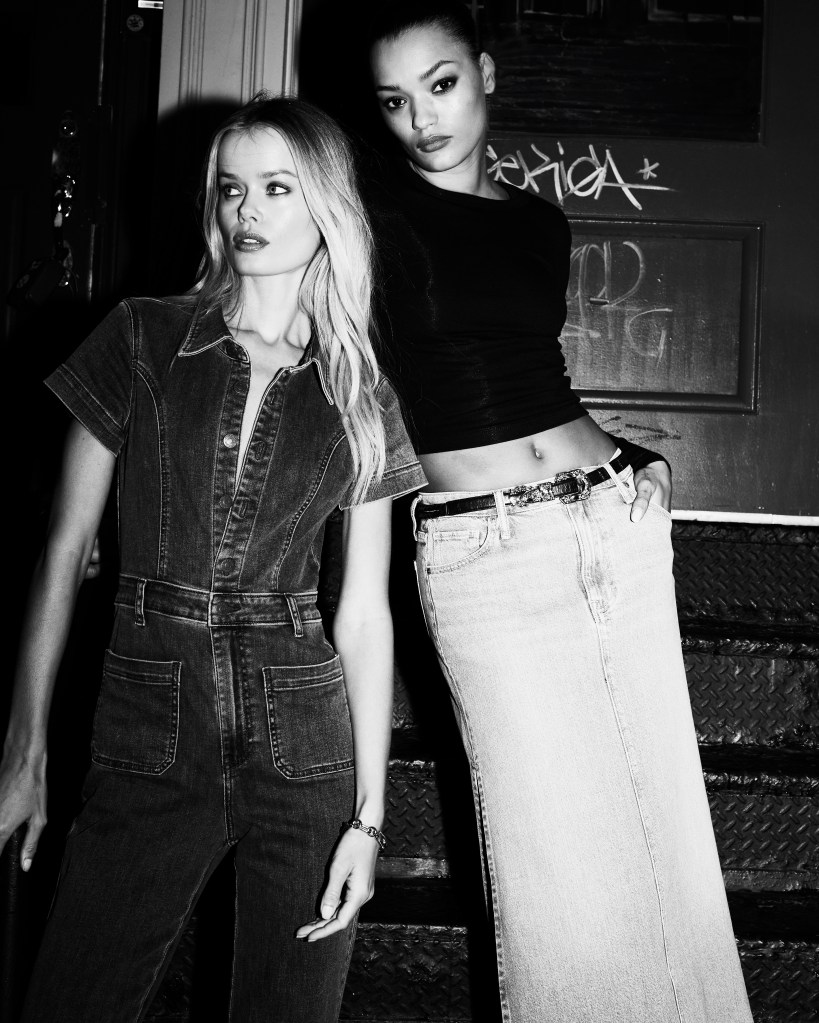 Frida Aesen and Lameka Fox in the Silver Jeans spring campaign.